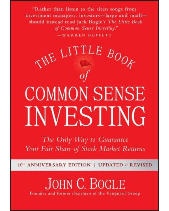Обкладинка книги The Little Book of Common Sense Investing Джона Богла